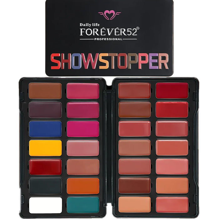 forever52 showstopper 28 color lip palette shl001