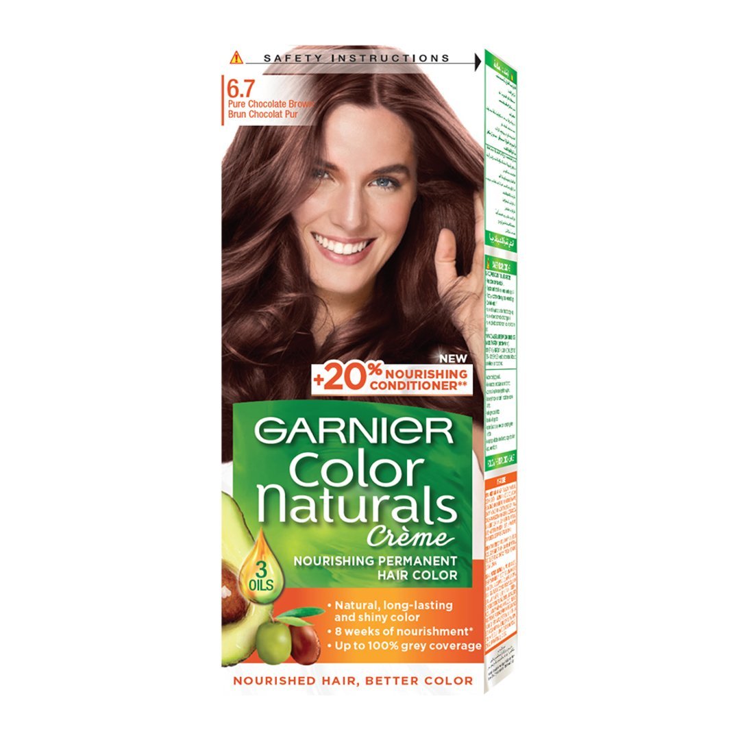 Garnier Color Naturals صبغة شعر مغذية دائمة