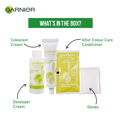 Garnier Color Naturals صبغة شعر مغذية دائمة