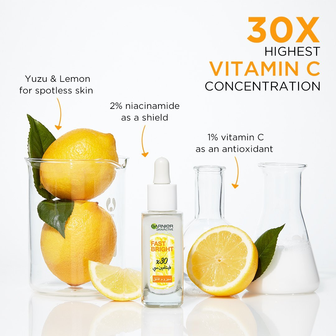 Garnier Fast Bright Vitamin C Booster Serum