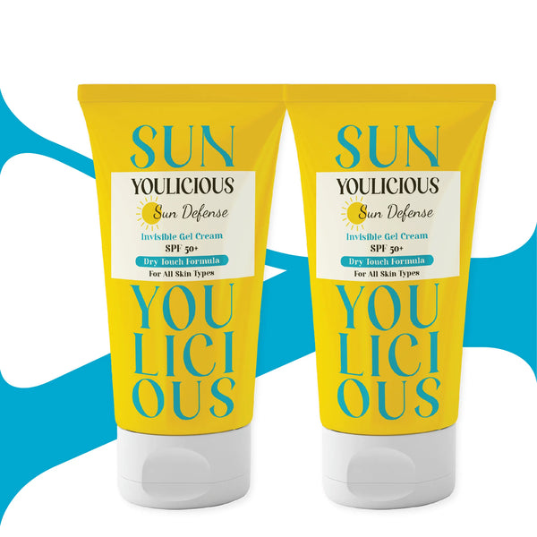 Youlicious Sun Defense Invisible gel cream promo 2 pcs