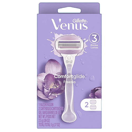 gillette venus breeze shaver + 2 blades