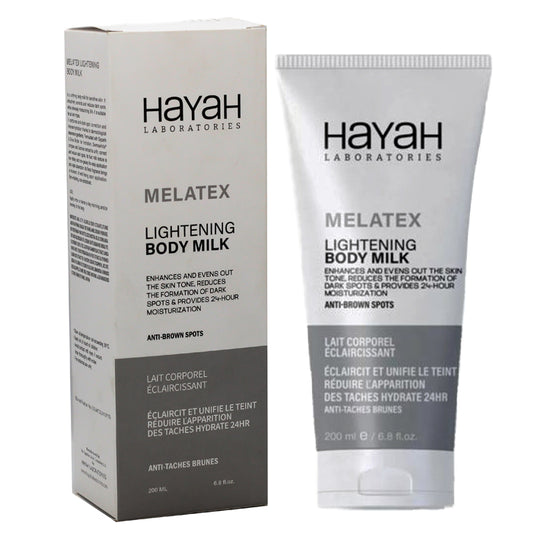 hayah melatex lightening body milk 200ml