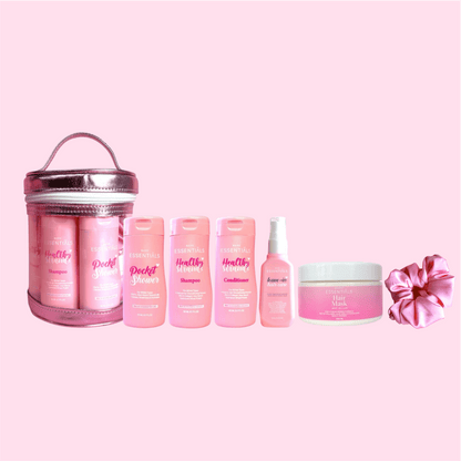 Holiday Travel Essentials - Luminous Pink Bucket