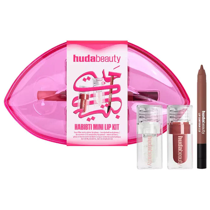 huda beauty habibiti mini lip set