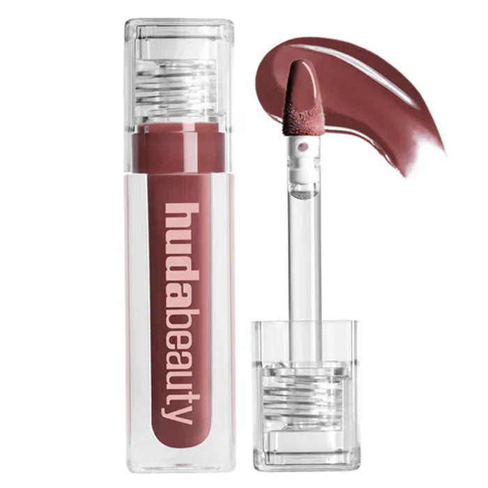 huda beauty fauxfiller extra shine lip gloss