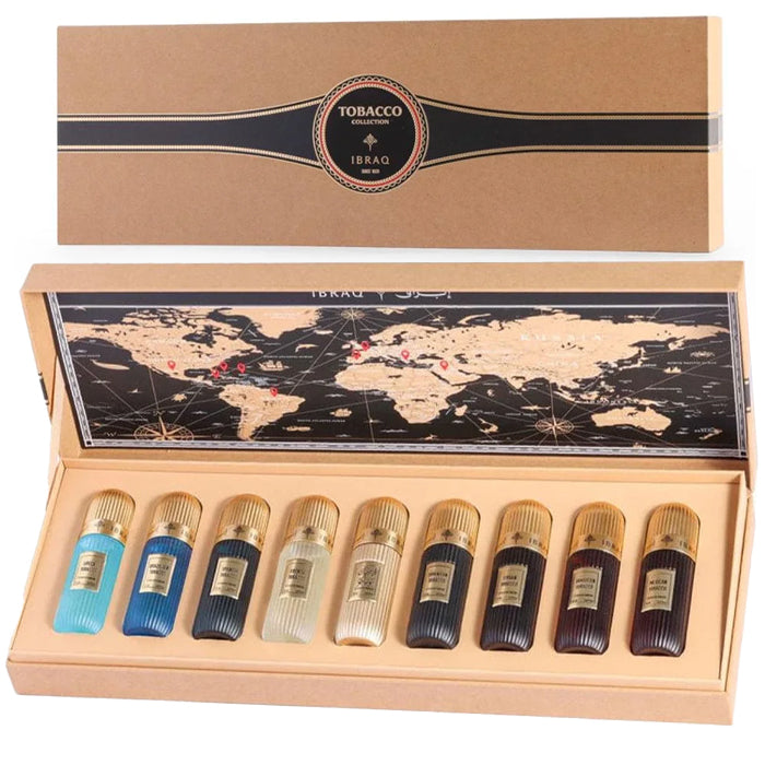 ibraq tobacco collection perfume set 9pcs