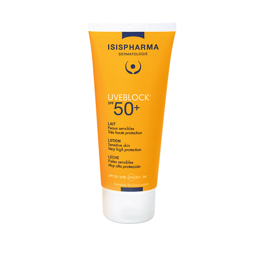 لوشن الجسم Uveblock SPF 50+ من Isispharma سعة 100 مل