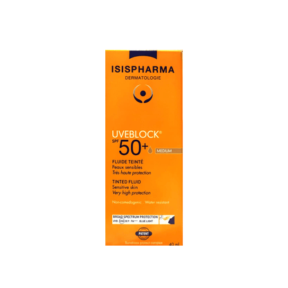 Isispharma Uveblock SPF50+ سائل ملون 40 مل