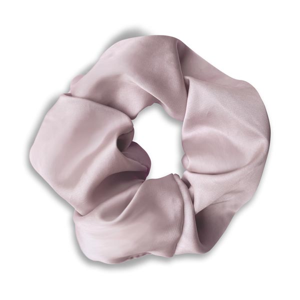Silk Blend Scrunchie | Periwinkle Collection | Ivory