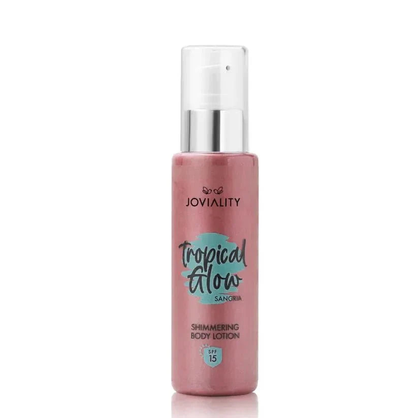 Joviality - Tropical Glow Shimmering Lotion SPF 15- Sangria