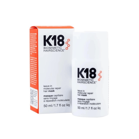 ماسك الشعر K18 Molecular Repair الذي يُترك على الشعر بدون شطف