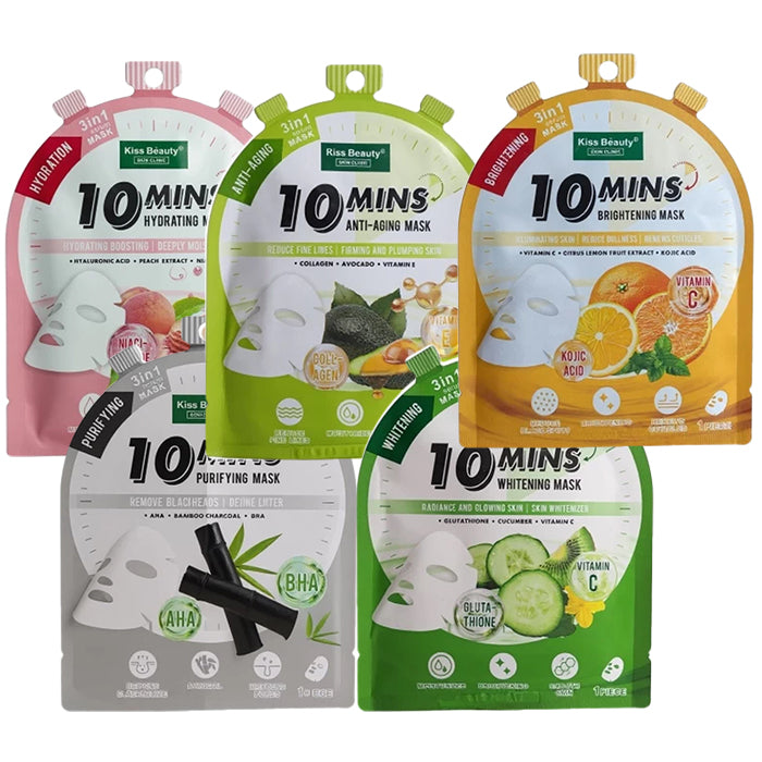 kiss beauty 10 mins sheet mask