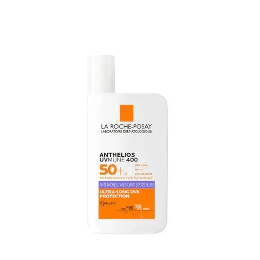لاروش بوزيه أنثيليوس يو في ميون 400 سائل خفي بعامل حماية SPF50+ - واقي شمسي يومي للوجه مع حماية ضد البقع الداكنة 50 مل