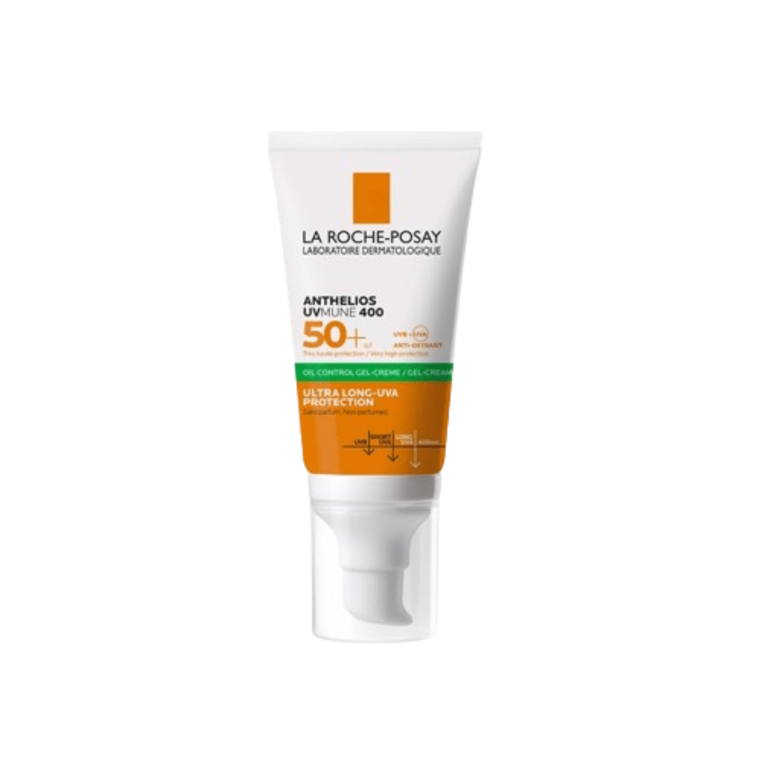 لاروش بوزيه أنثيليوس يو في ميون 400 جل كريم للتحكم بالزيوت بعامل حماية SPF50+ حجم 50 مل