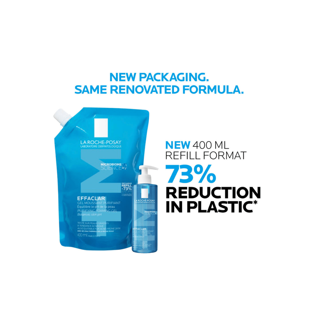 La Roche-Posay Effaclar Purifying Foaming Gel Refill 400ml