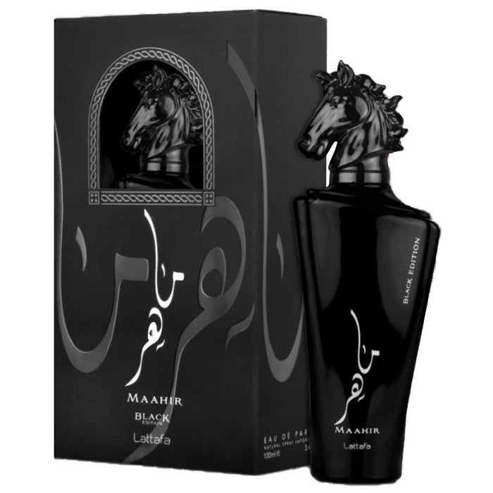lattafa maahir black edition eau de perfume 100ml
