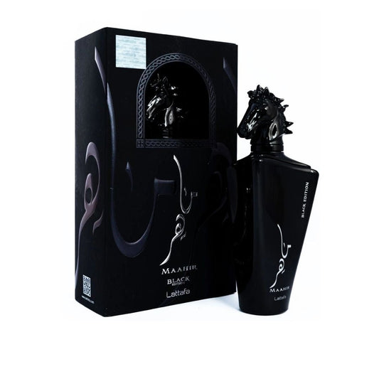 عطر لطافة ماهر بلاك ايديشن او دي بارفان 100 مل
