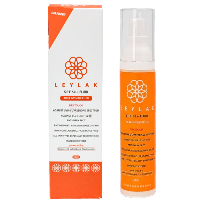leylak spf 50+ fluid sunscreen 50ml