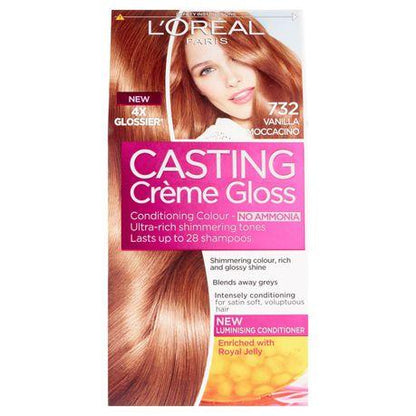 L'Oreal Paris Casting Creme Gloss - No Amonia Hair Coloration - Lasts Up To 28 Shampoos