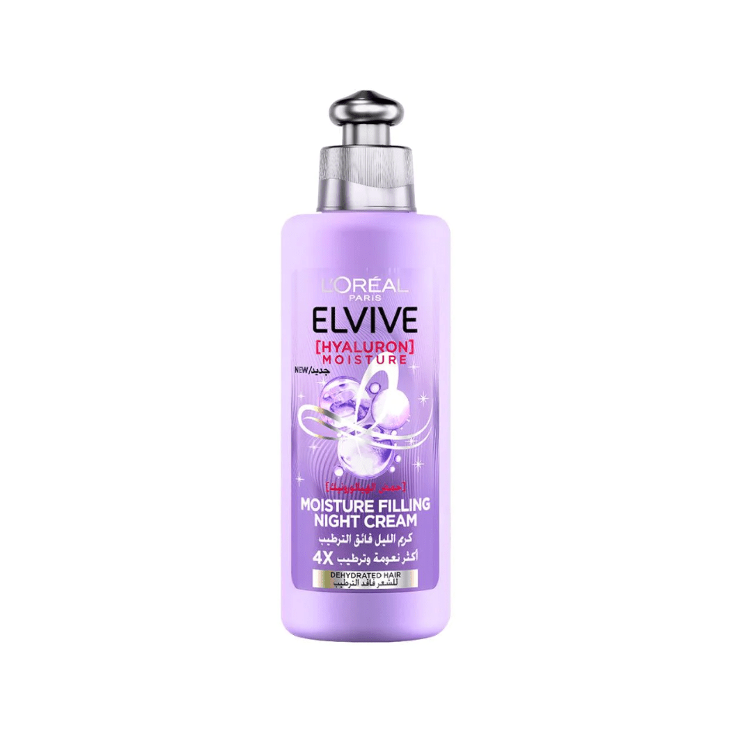 L'Oreal Paris Elvive Hyaluron Moisture Night Filling Hair Cream 200ml