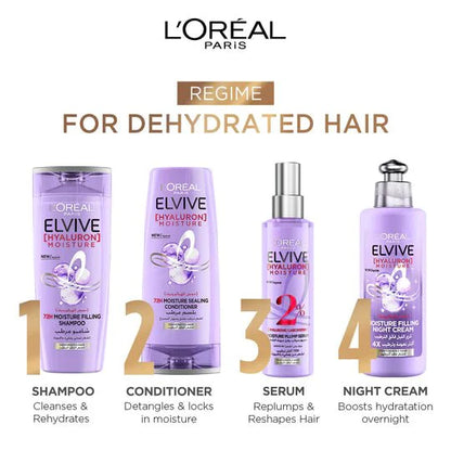 L'Oreal Paris Elvive Hyaluron Moisture Night Filling Hair Cream 200ml