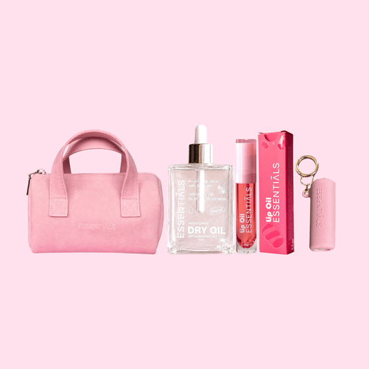 Luxe Nourishing Oil Set - Mini Pink Bag