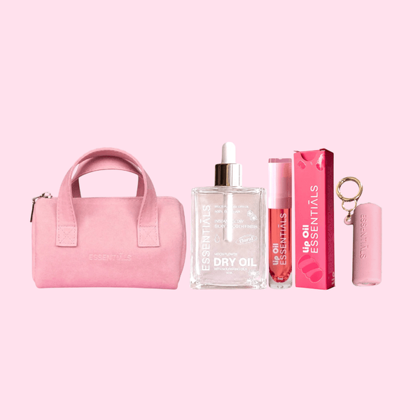 Luxe Nourishing Oil Set - Mini Pink Bag
