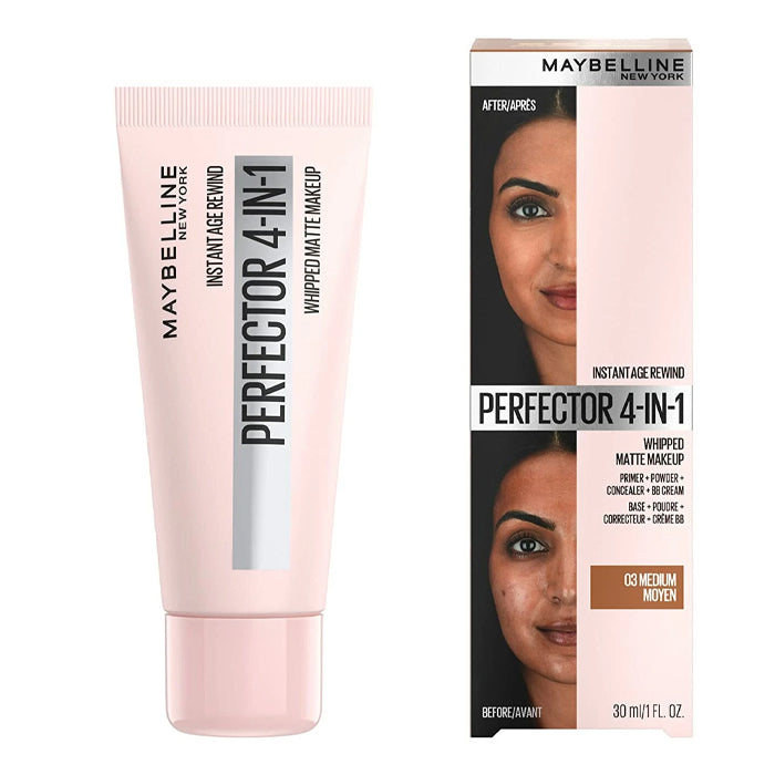 maybelline 4 in 1 matte makeup perfector 00 fair light