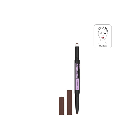 قلم تحديد الحواجب وبودرة الحواجب من مايبيلين براو ساتين (Maybelline Brow Satin)