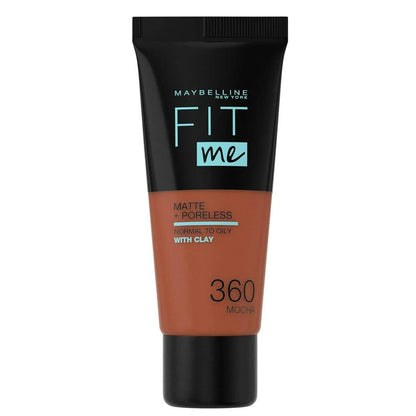 كريم أساس سائل مطفأ ومخمّل للمسام من Maybelline Fit Me