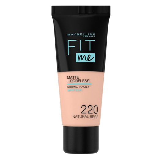 كريم أساس سائل مطفأ ومخمّل للمسام من Maybelline Fit Me