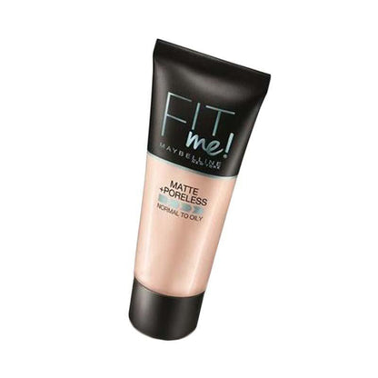 كريم أساس سائل مطفأ ومخمّل للمسام من Maybelline Fit Me