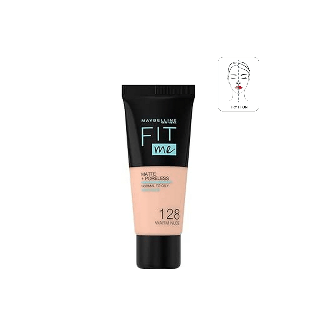 كريم أساس سائل مطفأ ومخمّل للمسام من Maybelline Fit Me