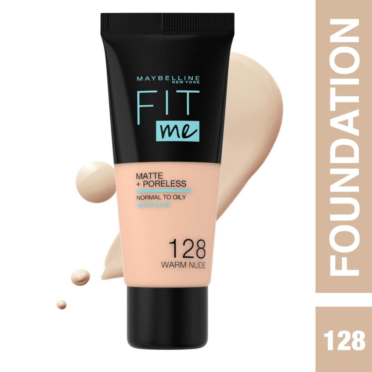 كريم أساس سائل مطفأ ومخمّل للمسام من Maybelline Fit Me