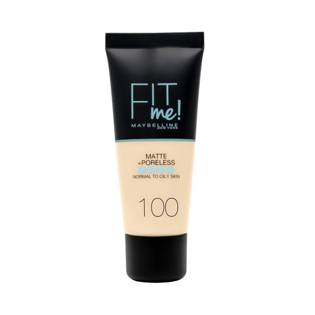 كريم أساس سائل مطفأ ومخمّل للمسام من Maybelline Fit Me