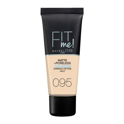 كريم أساس سائل مطفأ ومخمّل للمسام من Maybelline Fit Me