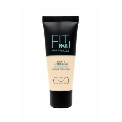 كريم أساس سائل مطفأ ومخمّل للمسام من Maybelline Fit Me