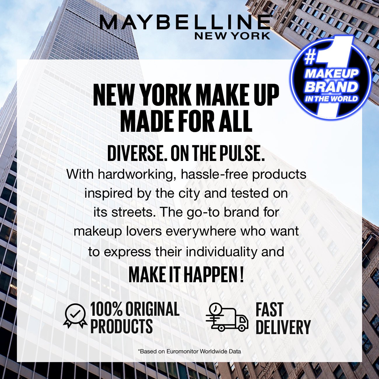 Maybelline Lash Sensational Sky High Washable Lengthening & Volumizing Mascara Black