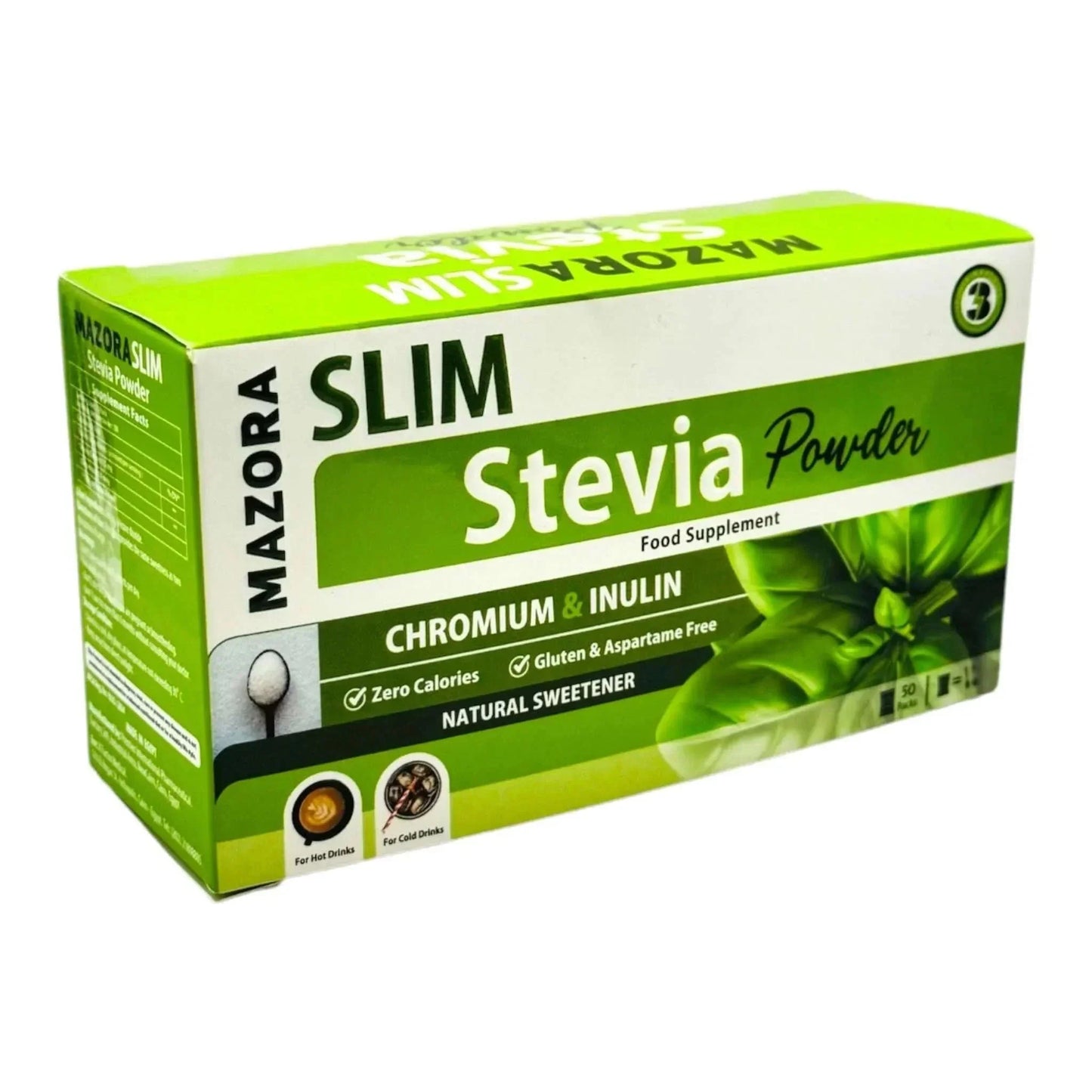 🎁 Mazora slim stevia powder 50 sachets (100% off)