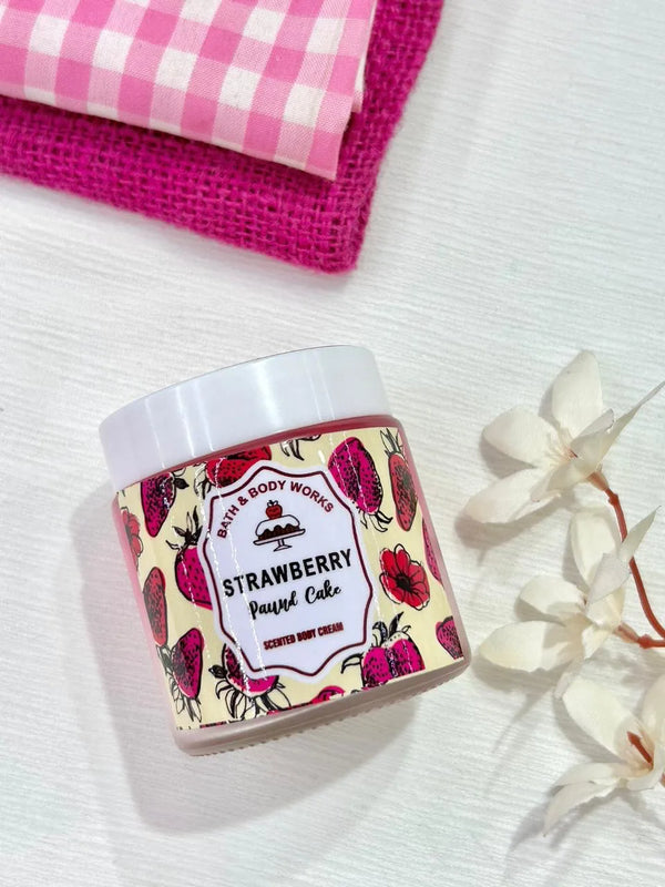 Pound cake body cream