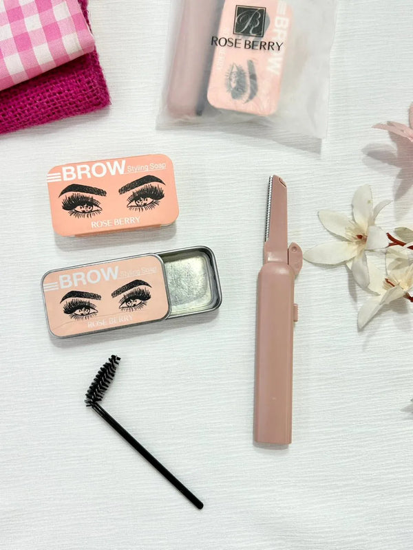 Rose Berry Eyebrow Set