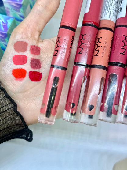NYX Double Rouge Set of 6
