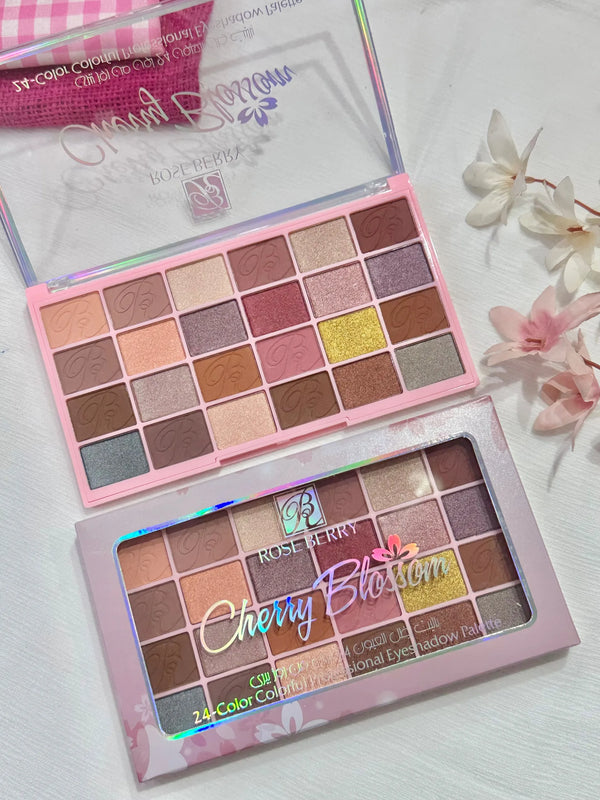 Rose Berry Cherry Blossom Eyeshadow Palette