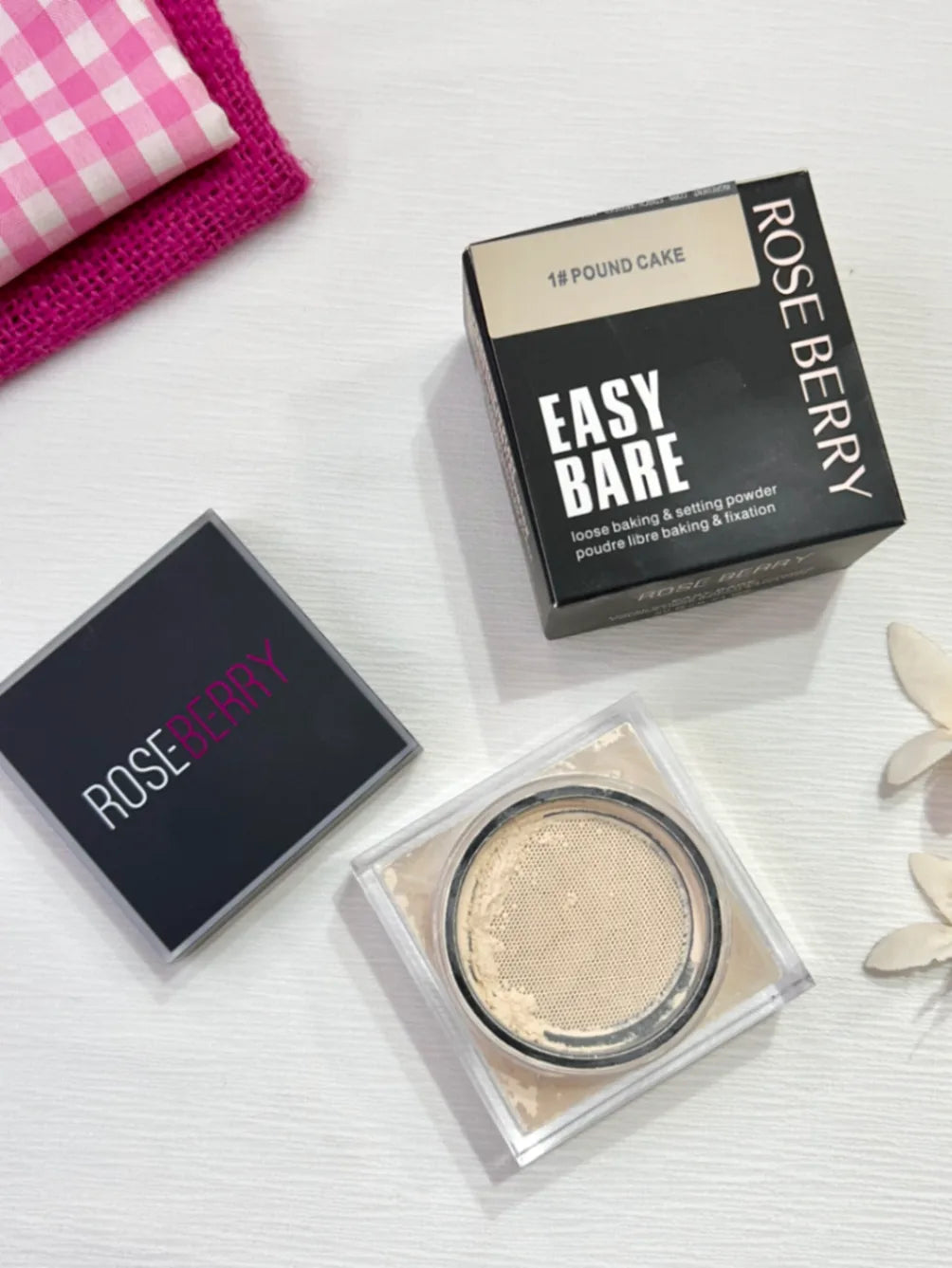 Rose Berry Loose Powder DUPE HUDABEAUTY