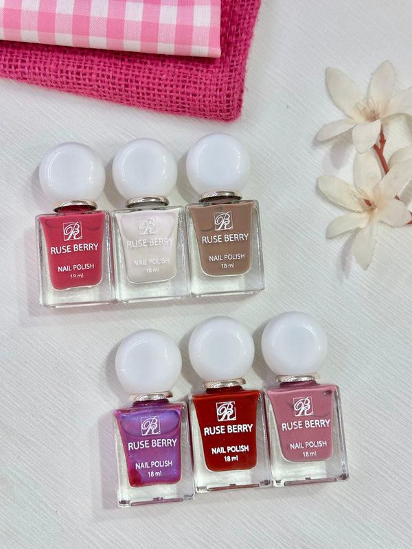 Rose Berry Manicure