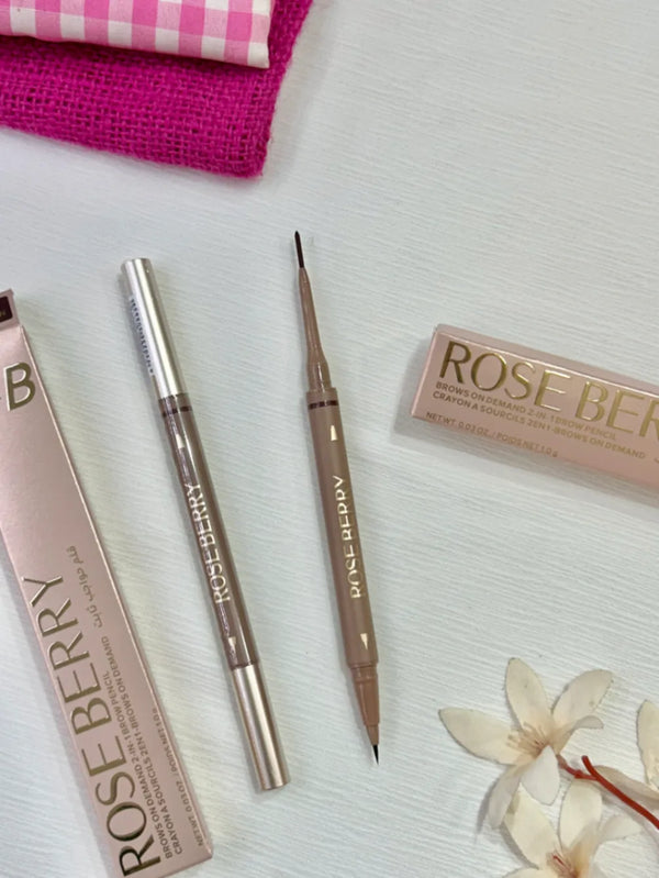 Double Rose Berry Eyebrow Pencil
