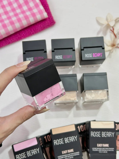 ميني لوس بودر روز بيري DUPE HUDABEAUTY