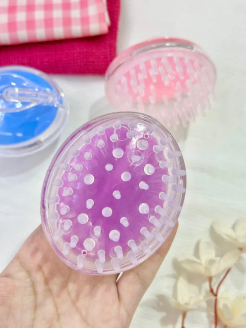 Silicone massage brush