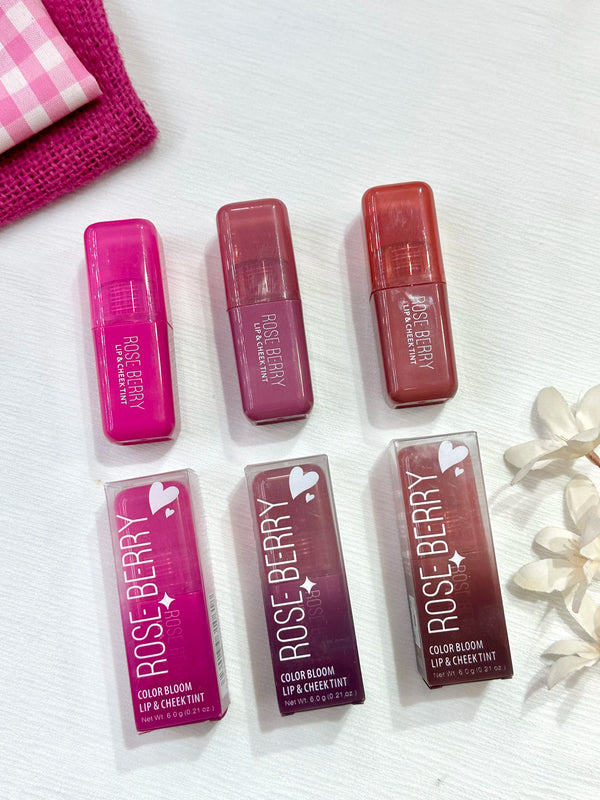 Rose Berry Tint for Cheeks and Lips
